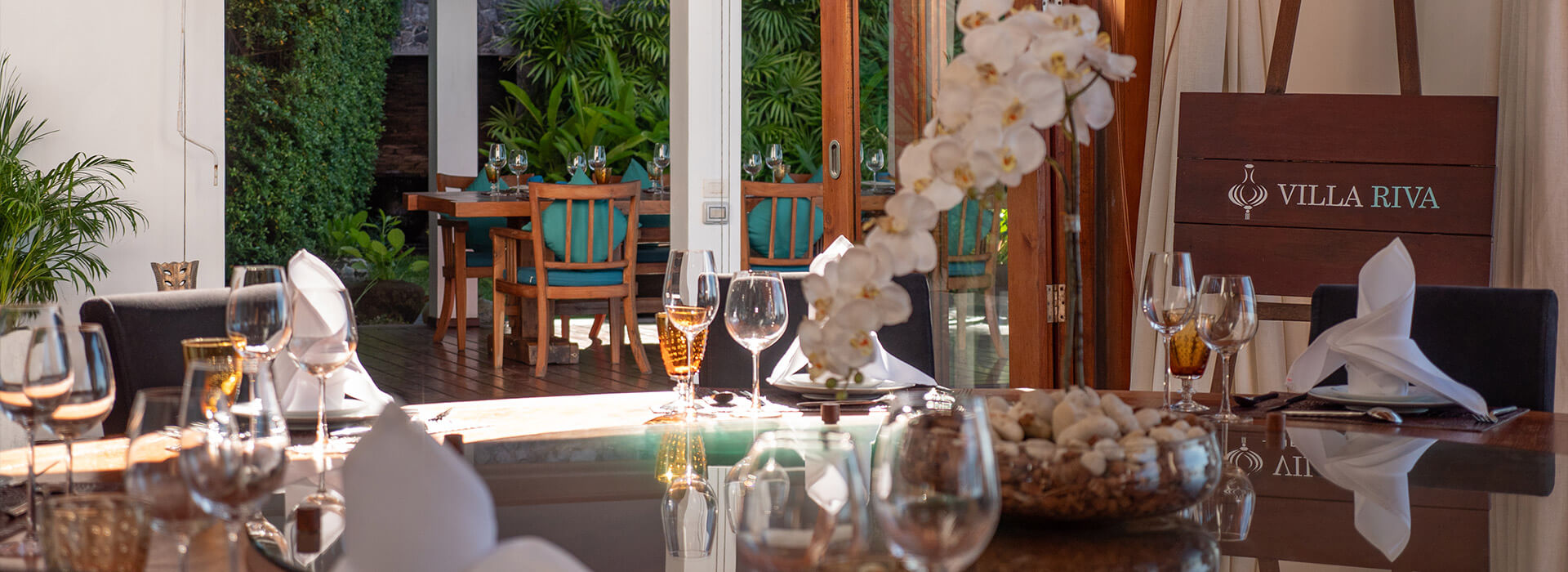 Villa Riva - formal dinner event